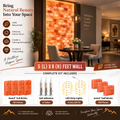 Backlit Himalayan Salt Wall Kit – 5 ft × 8 ft (40 sq ft)
