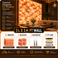 Backlit Himalayan Salt Wall Kit – 3 ft × 3 ft (9 sq ft)