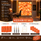 Backlit Himalayan Salt Wall Kit – 4 ft × 4 ft (16 sq ft)