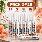 Saltite Clear Adhesive for Salt Bricks & Tiles – 25 Tubes
