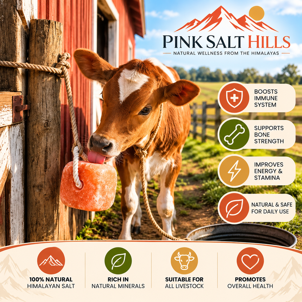 Himalayan Salt Lick Block for Horses & Livestock – Single 4 lb