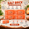Himalayan Pink Salt Wall Bricks – 8 × 4 × 2 in, Pack of 4