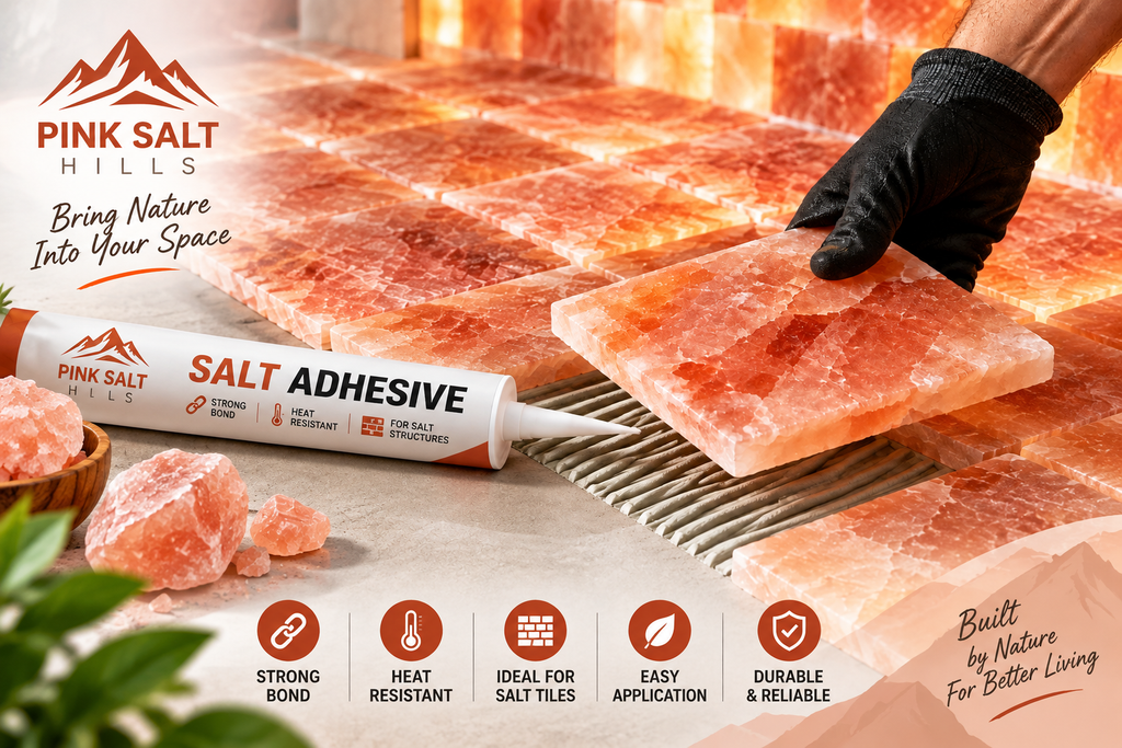 Saltite Clear Adhesive for Salt Bricks & Tiles – 3 Tubes
