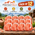Himalayan Salt Lick Blocks for Horses & Livestock – Pack of 12 (4 lb each)