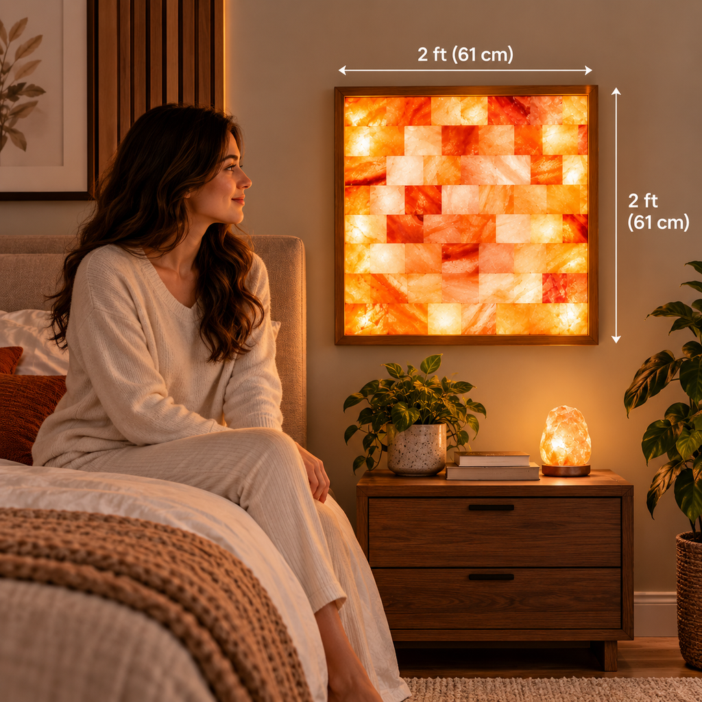 Backlit Himalayan Salt Wall Kit – 2 ft × 2 ft (4 sq ft)