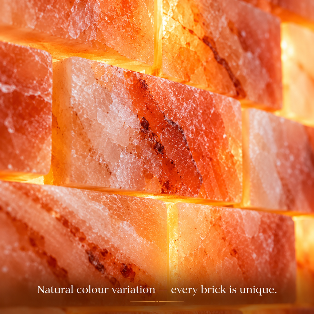 Backlit Himalayan Salt Wall Kit – 2 ft × 4 ft (8 sq ft)