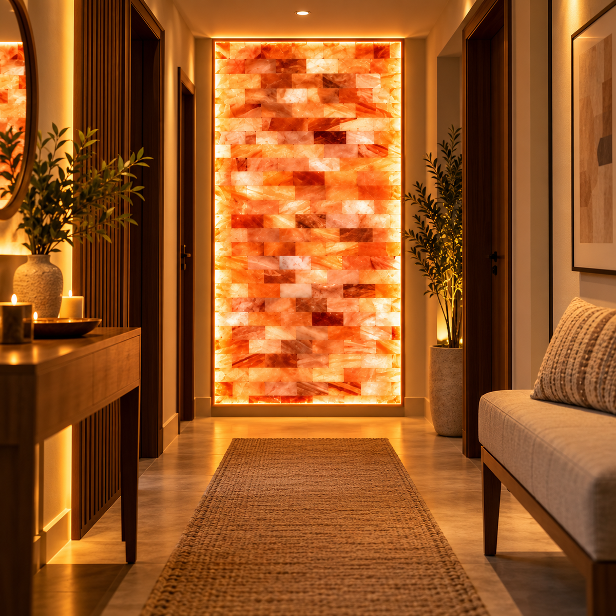 Backlit Himalayan Salt Wall Kit – 3 ft × 5 ft (15 sq ft)