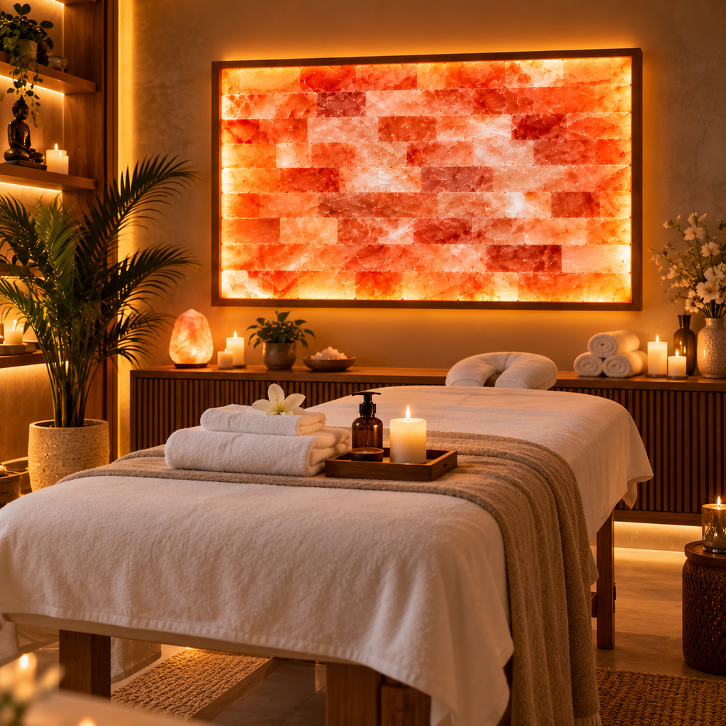 Backlit Himalayan Salt Wall Kit – 4 ft × 3 ft (12 sq ft)