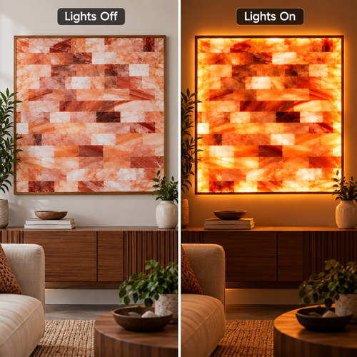 Backlit Himalayan Salt Wall Kit – 3 ft × 3 ft (9 sq ft)