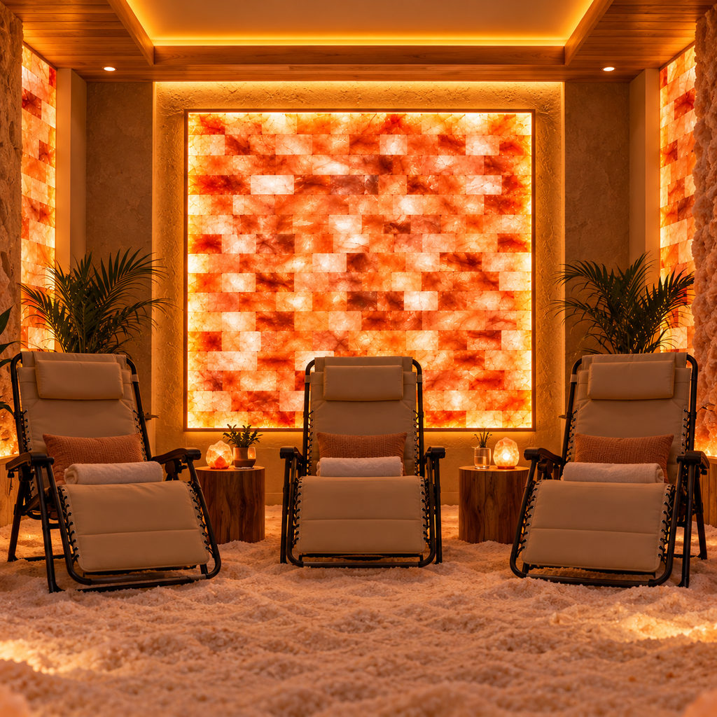 Backlit Himalayan Salt Wall Kit – 5 ft × 5 ft (25 sq ft)