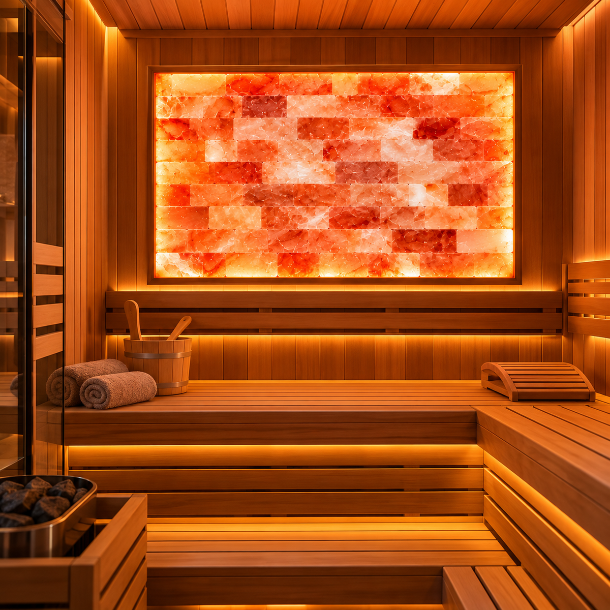 Backlit Himalayan Salt Wall Kit – 4 ft × 3 ft (12 sq ft)