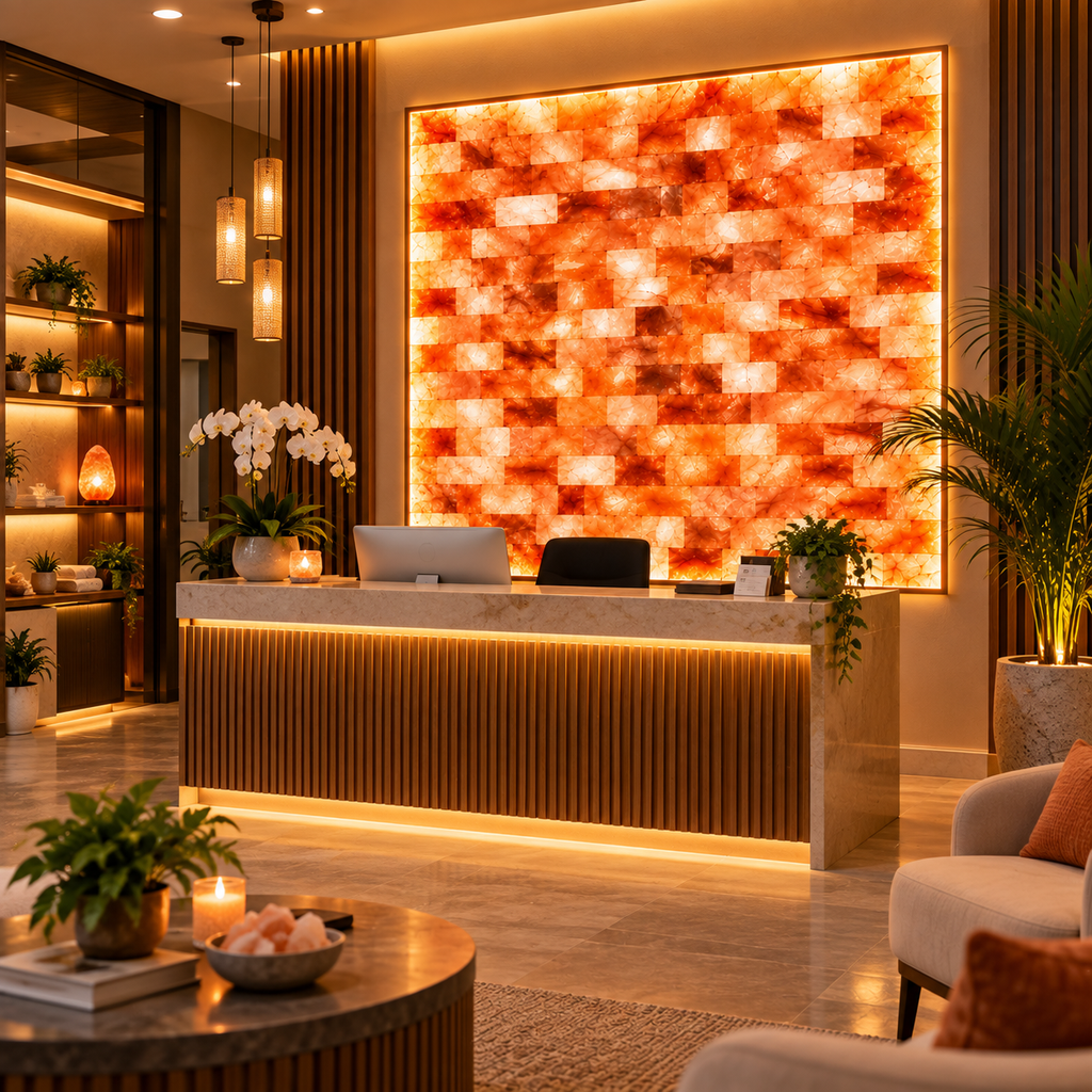 Backlit Himalayan Salt Wall Kit – 5 ft × 5 ft (25 sq ft)