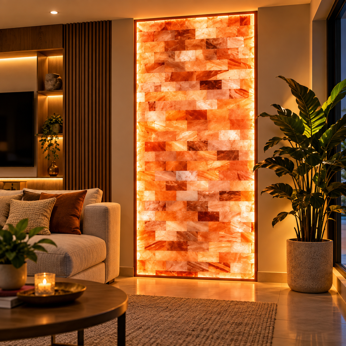 Backlit Himalayan Salt Wall Kit – 3 ft × 5 ft (15 sq ft)